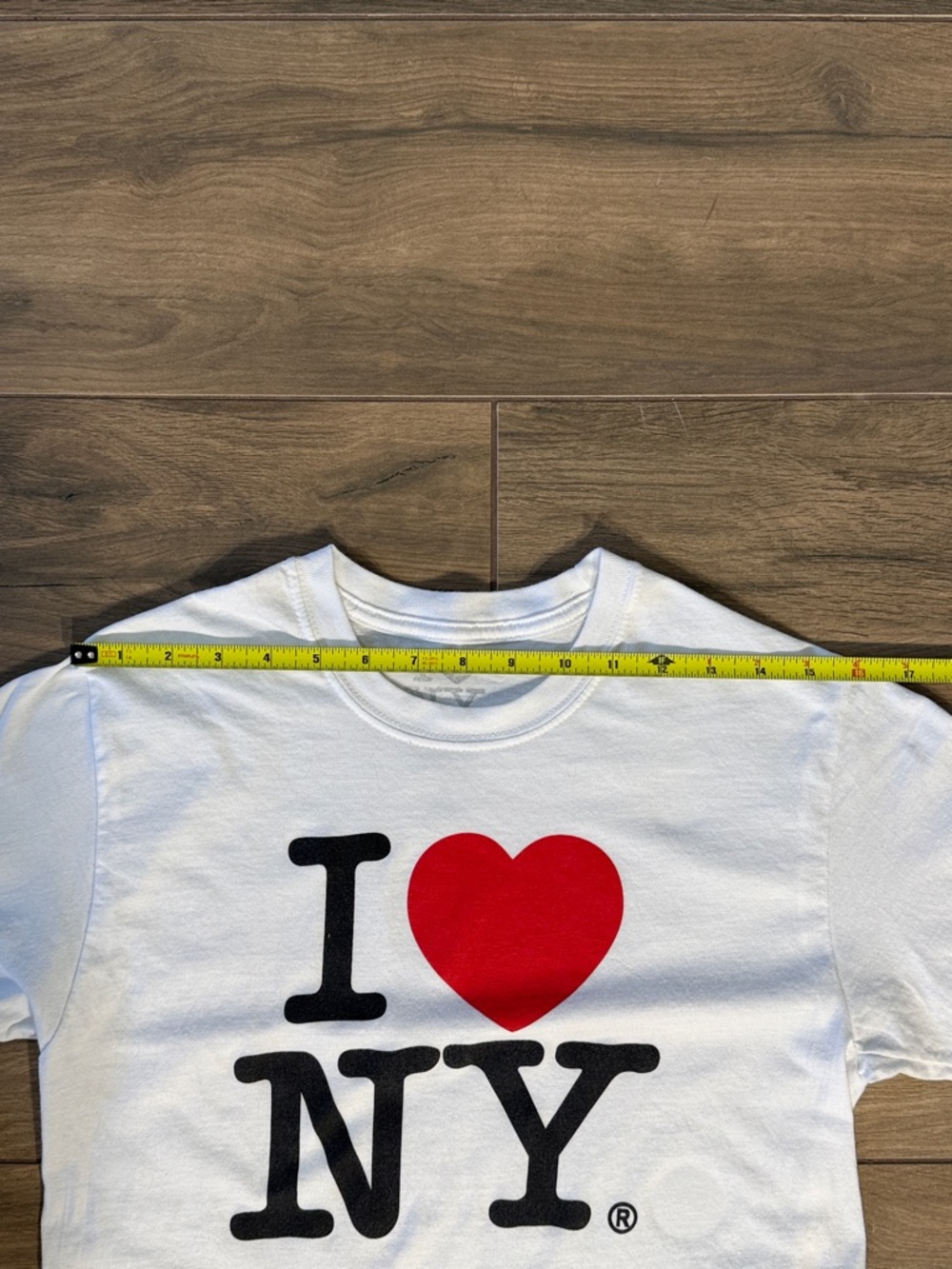 I LOVE NEW YORK Streetwear Short‎ Sleeve White T-Shirt Small Unisex - Picture 9 of 11